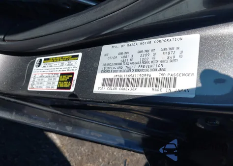 2010 Mazda Mazda3 S Sport из США, поврежденный, VIN JM1BL1S69A1190996